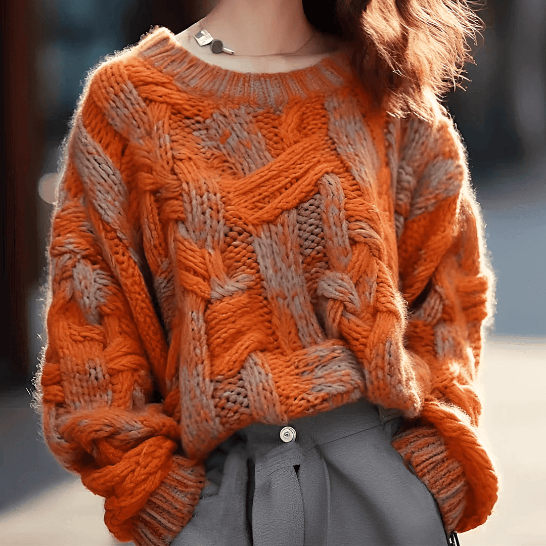 Women's Chunky Knit Sweater Warm Winter