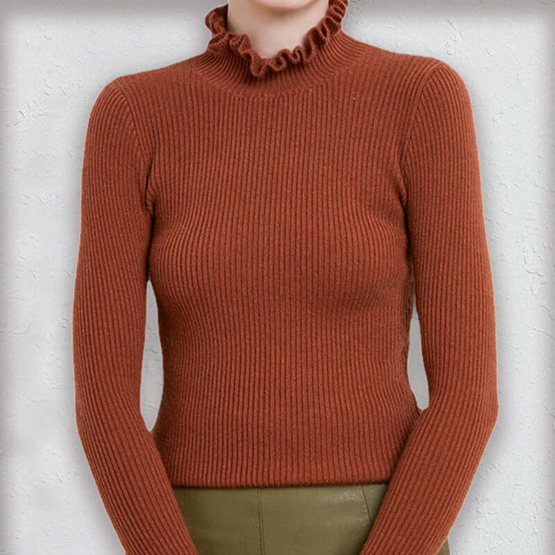 Women's Soft Knitted Turtleneck Sweater