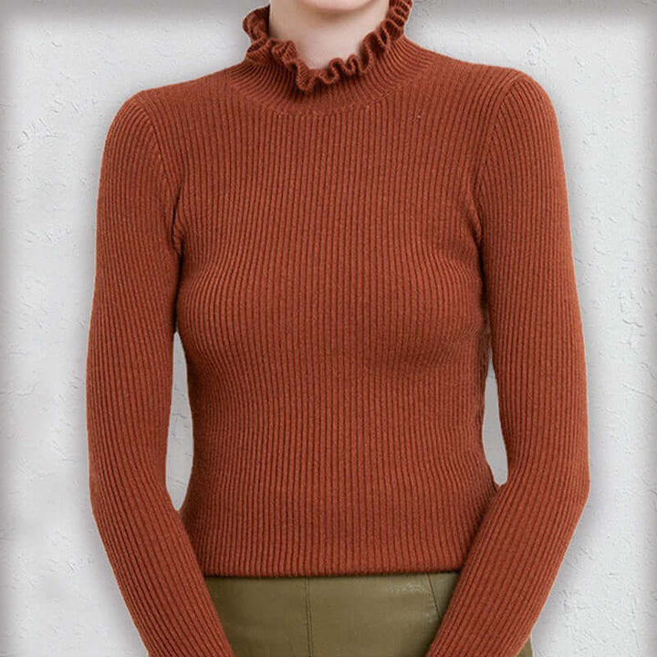 Women's Soft Knitted Turtleneck Sweater