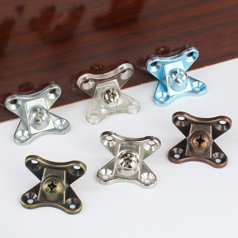 10-pack zinc alloy detachable butterfly corner brackets for furniture, cabinets, DIY, and home repair