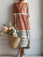 Terracotta Stripe