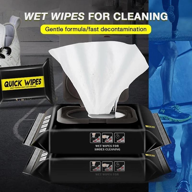12-count pack of unisex instant shoe shine wipes for quick cleaning and polishing of footwear on the go
