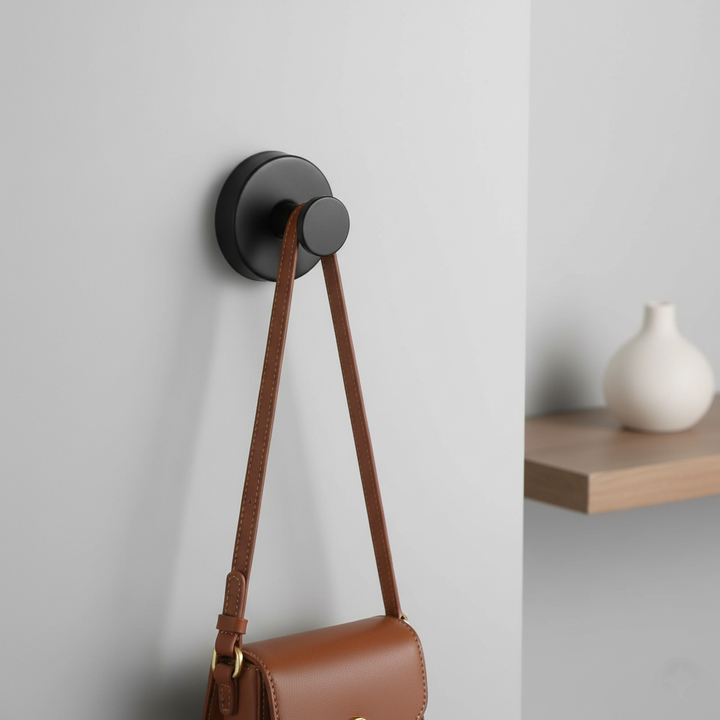 Elevated Suction Wall Hooks 4-Pack - No-Drill Installation