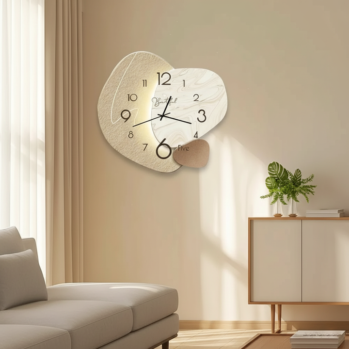 Luxury LED Wall Clock for Modern Interiors