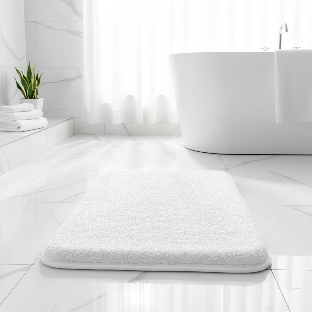 Plush Microfiber Bath Rug for Ultimate Comfort
