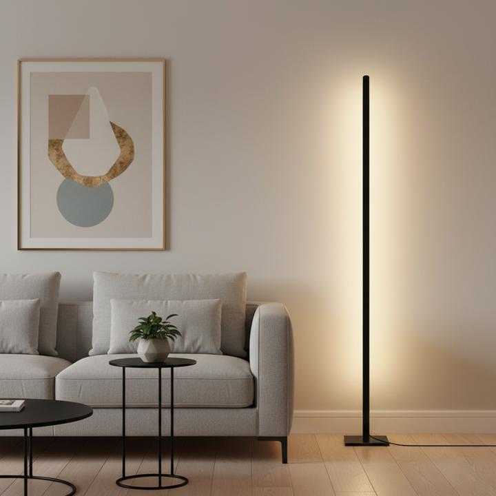 Modern LED Floor Lamp with Soft Glow for Elegant Interiors
