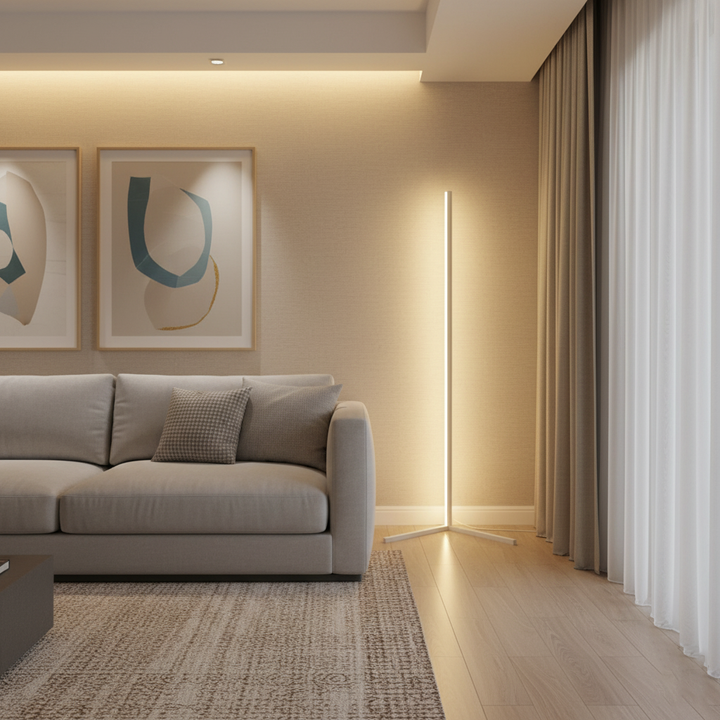 Hikari Colorful Adjustable Floor Lamp with Remote