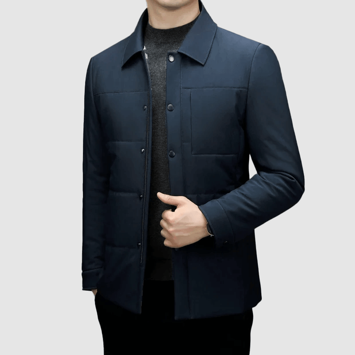 Men's Padded Cotton Jacket for Warmth and Style