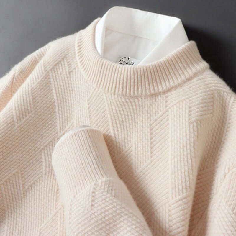 Men's Cashmere Blend Luxury Knitted Sweater