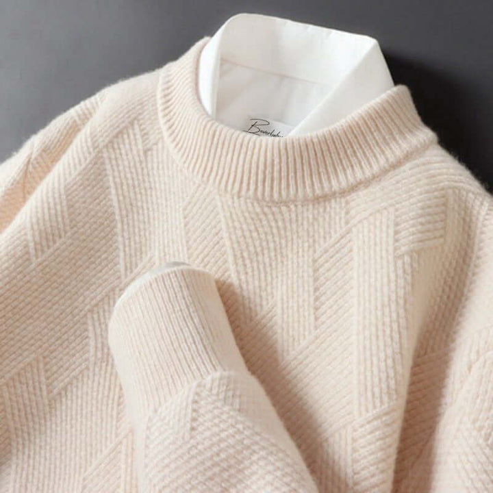 Men's Cashmere Blend Luxury Knitted Sweater