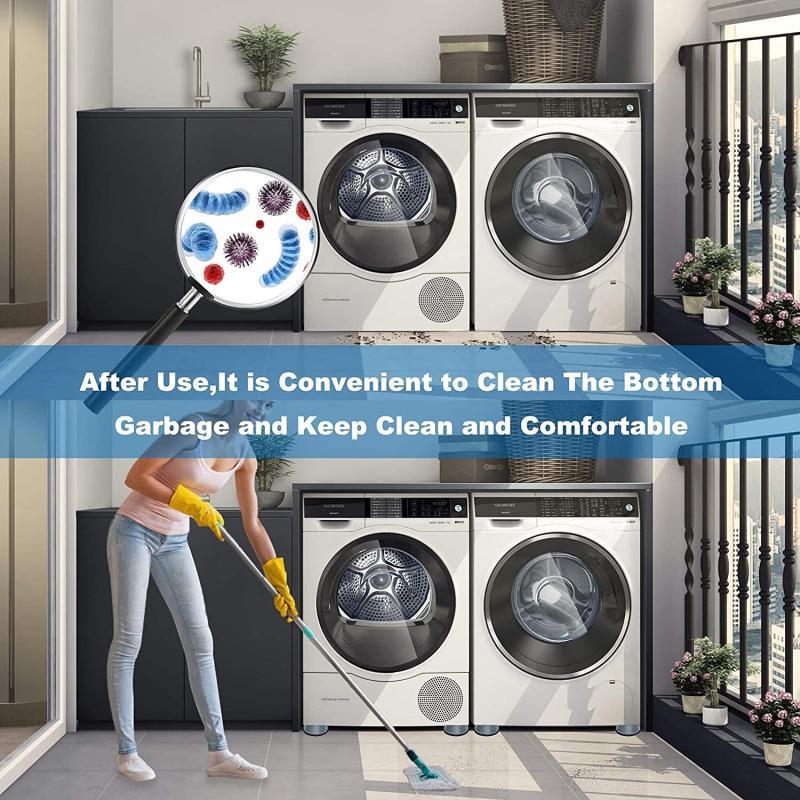 Washing machine anti-vibration pads, 4-piece set, for enhanced stability & noise reduction