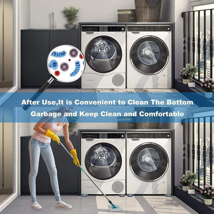 Washing machine anti-vibration pads, 4-piece set, for enhanced stability & noise reduction