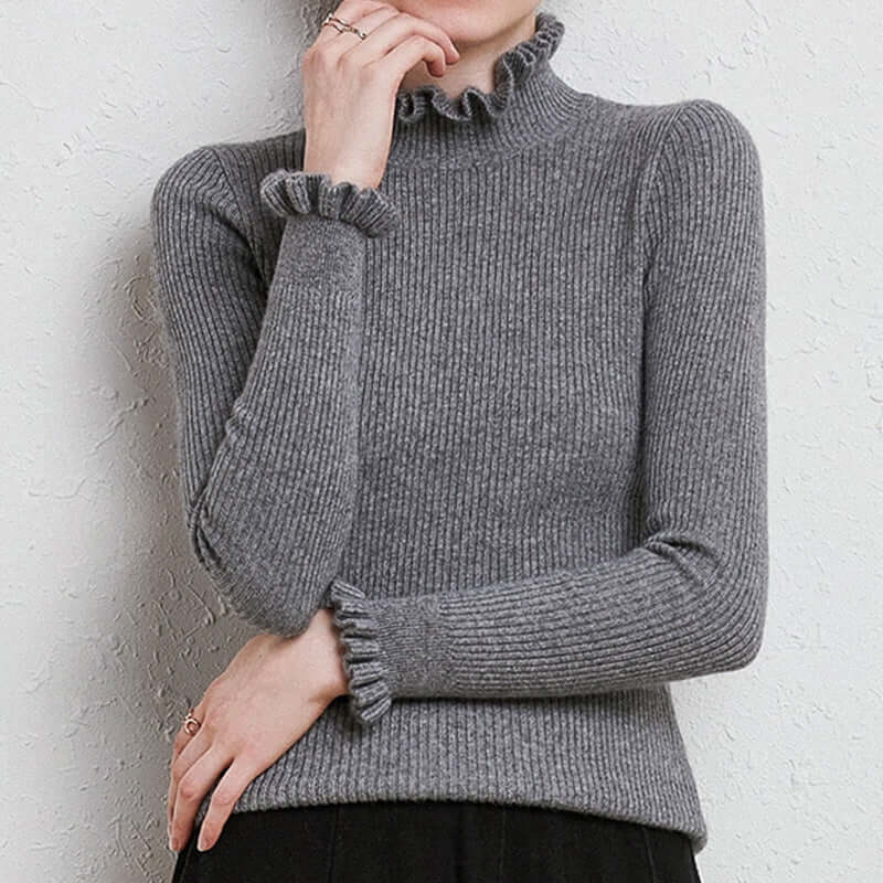 Women's Soft Knitted Turtleneck Sweater