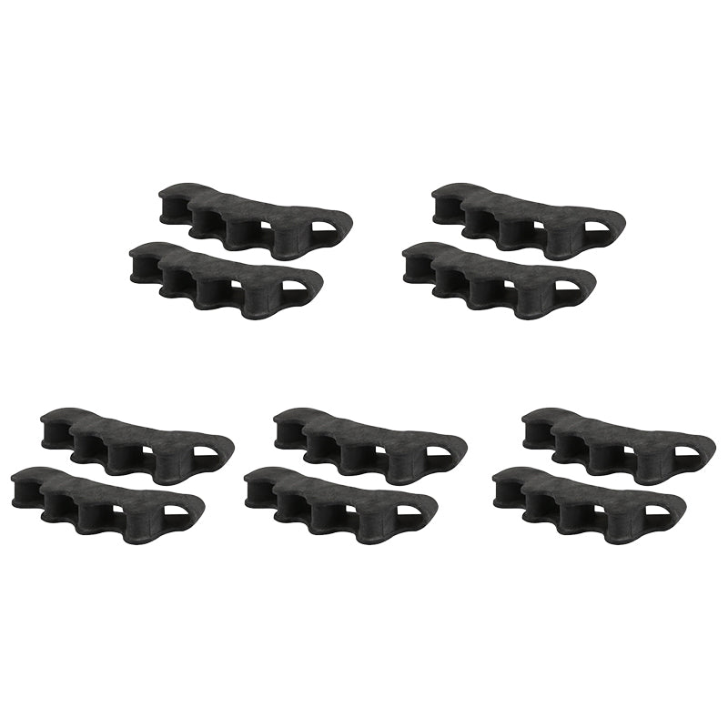 Gel toe separators designed for both men and women, promoting comfortable foot alignment and circulation.