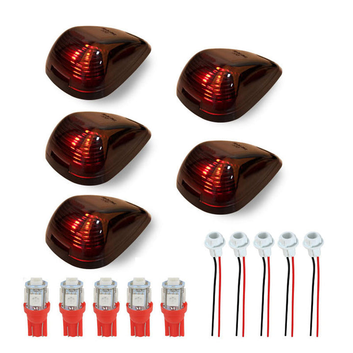 Illuminate your truck with this 5-piece waterproof LED cab roof light set, easy install