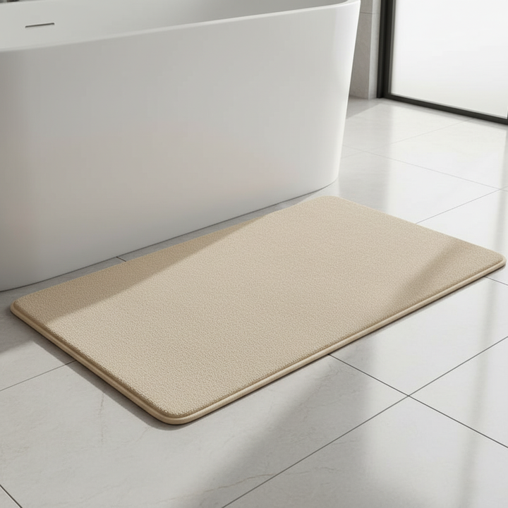 Luxurious Velvet Anti-Slip Bath Mat with Memory Foam