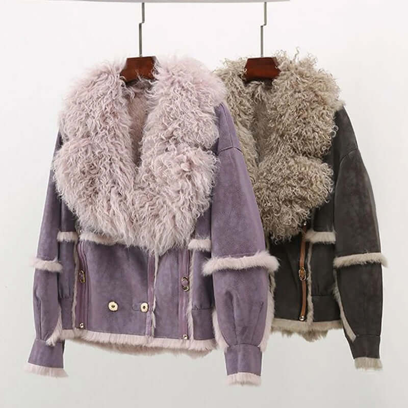 Faux Fur Collar Jacket for Women