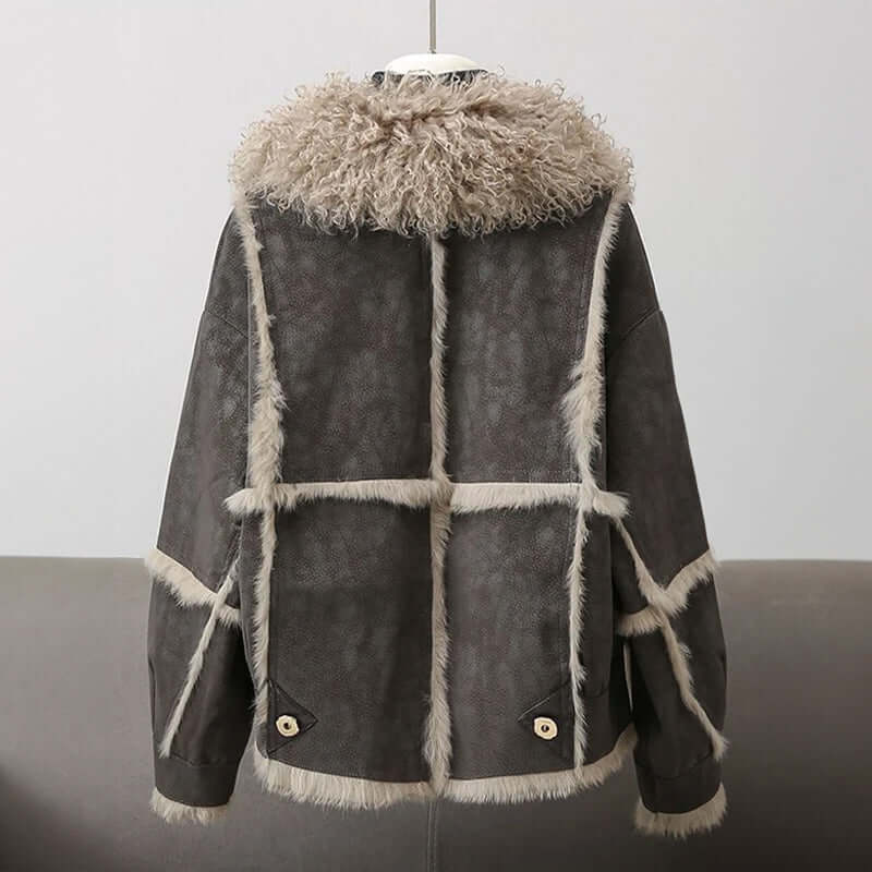 Faux Fur Collar Jacket for Women
