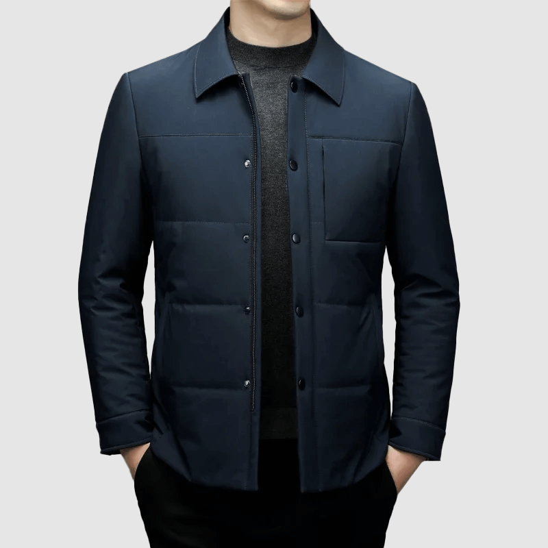 Men's Padded Cotton Jacket for Warmth and Style