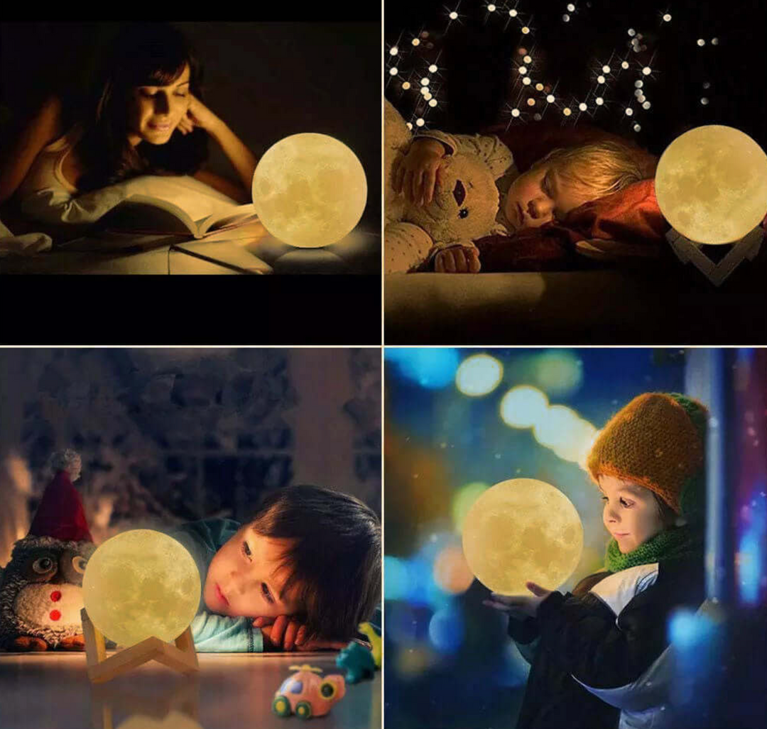 Cordless LED rechargeable table lamp with wooden stand and 16 color options, perfect for home decor and ambiance.