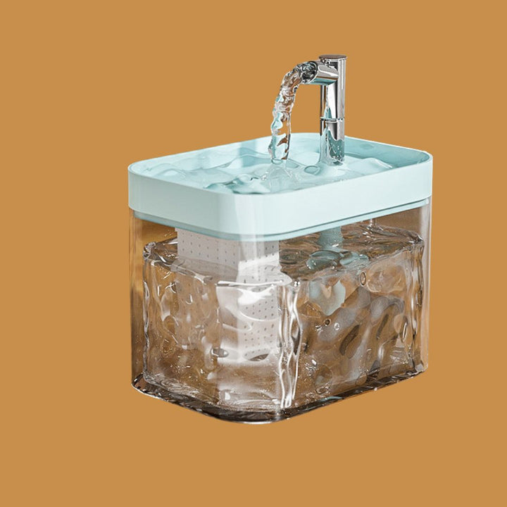 "Elegant pet water fountain with automatic circulation and eco-friendly design for fresh, filtered pet hydration at home."