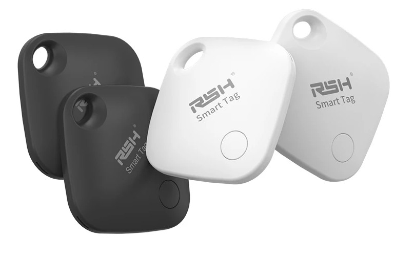 "Google-certified smart GPS tracker tag for Android, shaped like a small disk, offers reliable item tracking via Bluetooth."