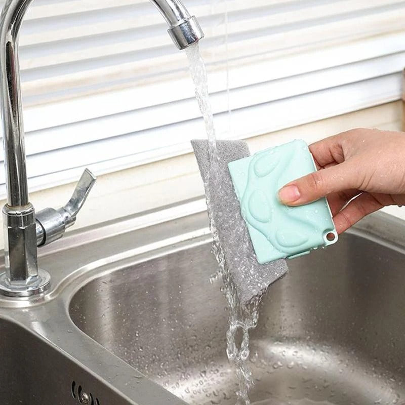 Magic Window Groove Cleaning Brush with soft bristles and ergonomic handle for efficient cleaning of tight corners and groove