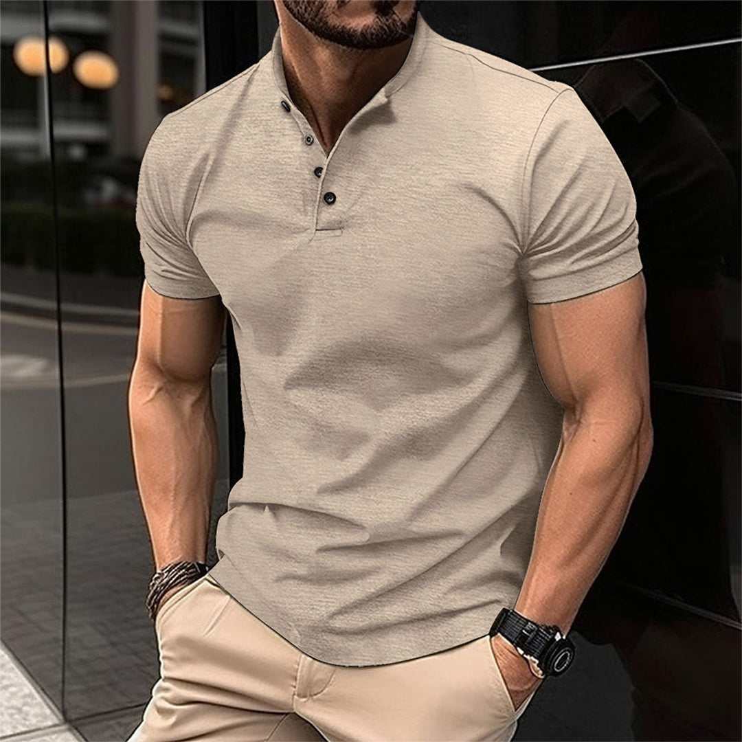 Men's Polo Shirt in Olive Green, showcasing a smart fit and breathable cotton fabric, ideal for versatile, stylish occasions.