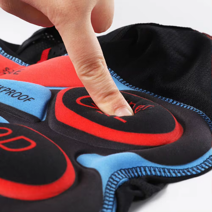 "Men's black motorcycle protection shorts with chamois padding, 3-D gel pads, and flatlock stitching for long ride comfort."