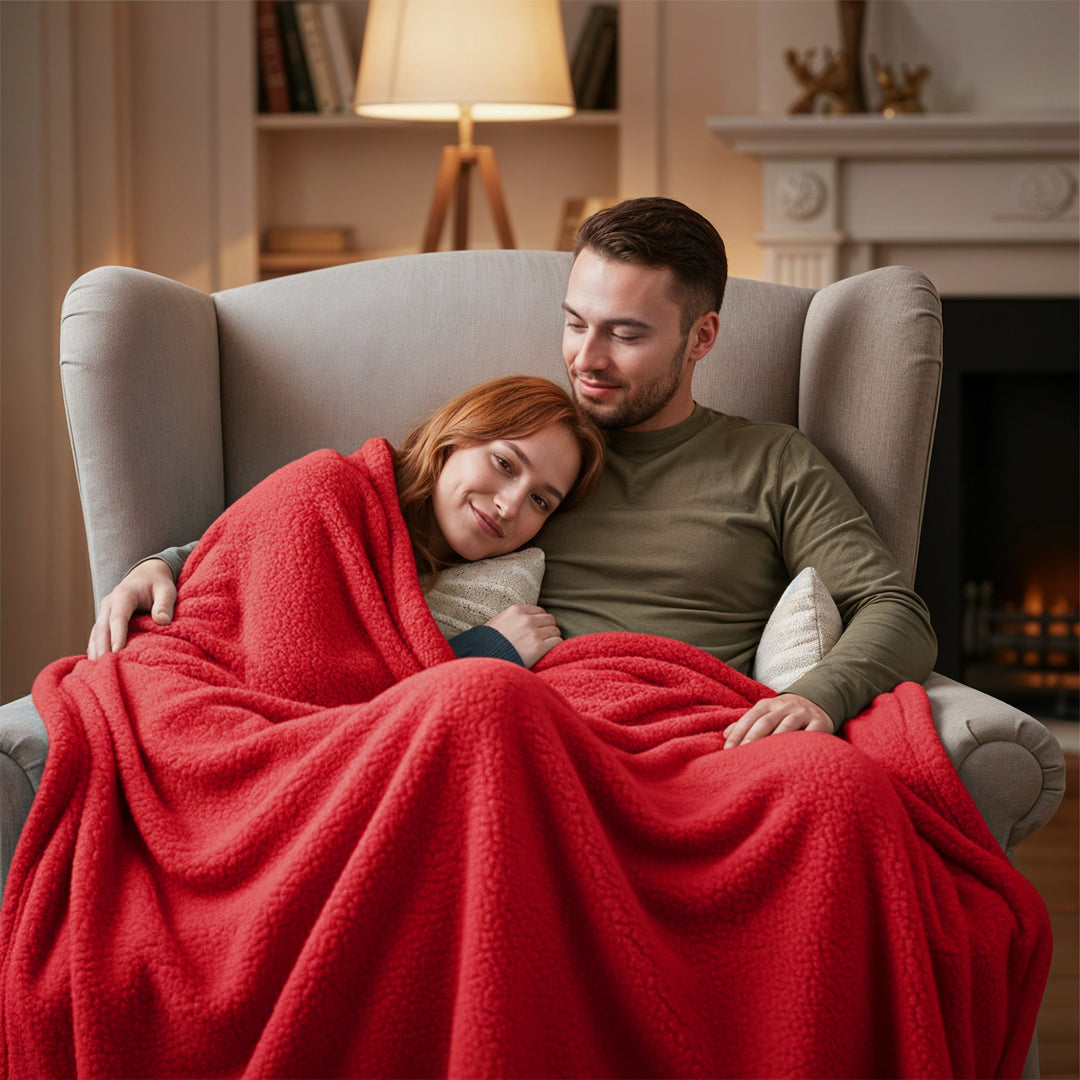 "Soft adult waterproof intimacy blanket, black, king size; sleek design, protects against spills and stains in bedrooms."