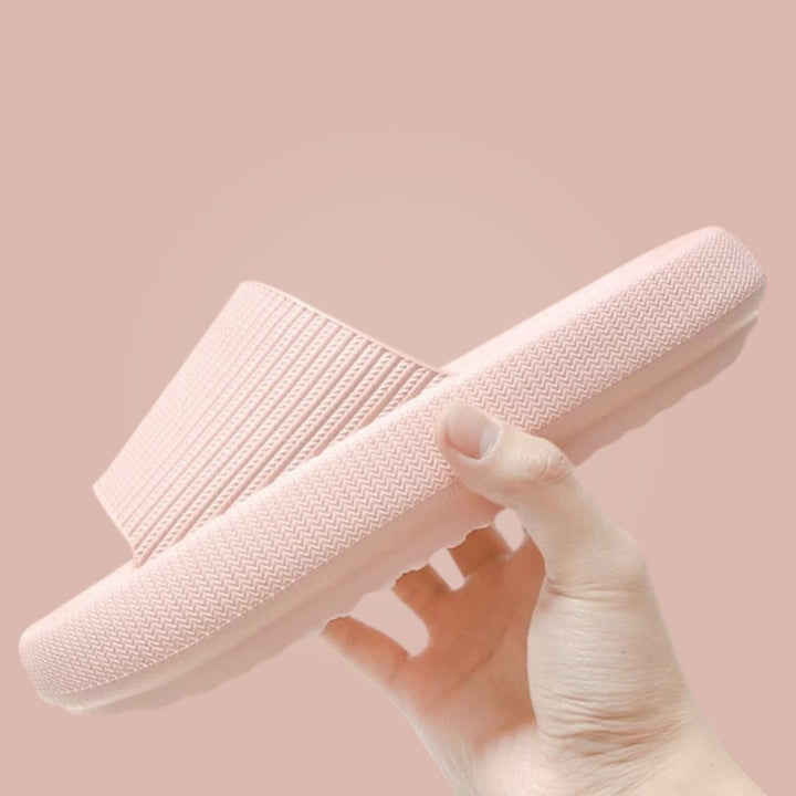 Unisex EVA Cloud Cushion Slides in multiple colors like Black, Blue, Green, offer ultimate comfort and non-slip support.