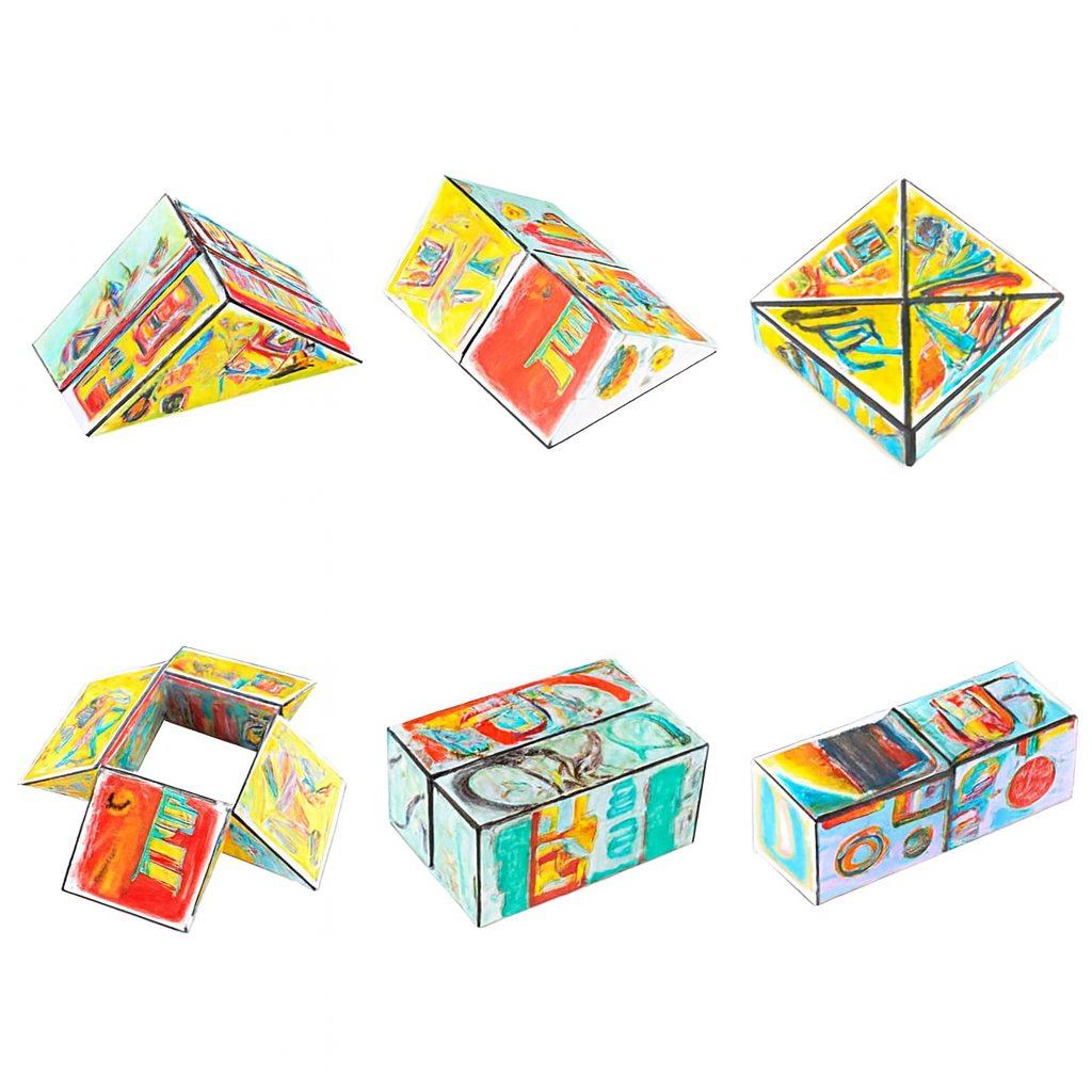 Unisex Dynamic 3D Magic Fidget Cube Toy