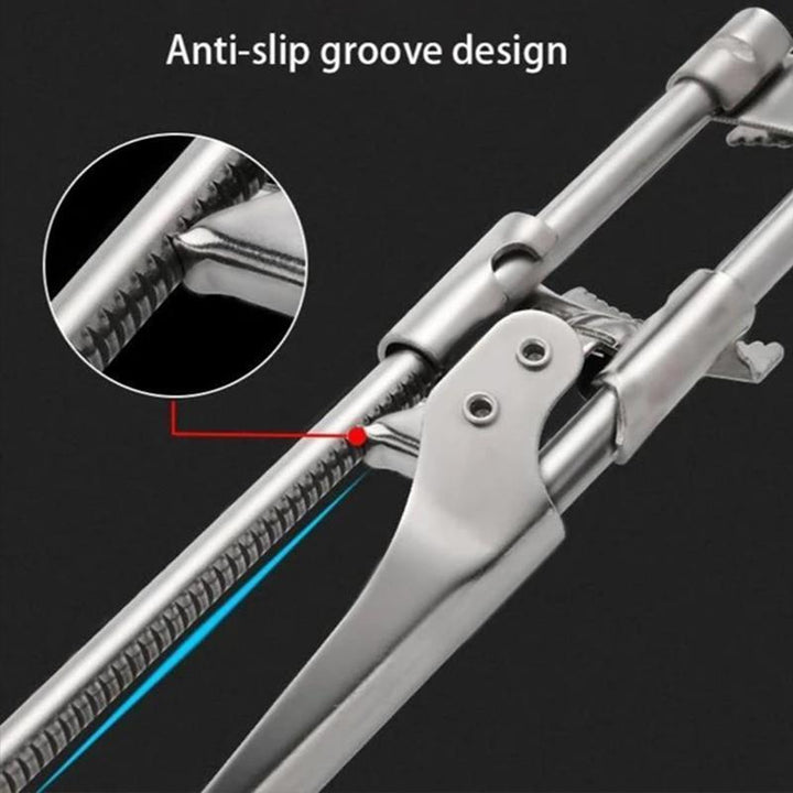 High-quality adjustable stainless steel jar opener, perfect manual tool for any kitchen cookware collection.