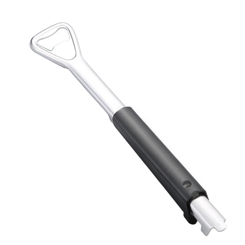 Adjustable stainless steel jar and bottle opener, making tight lids easy to open, great for arthritis.