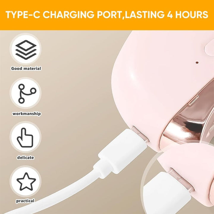 Electric nail clippers featuring a safety lock, perfect for adult and baby nail grooming needs