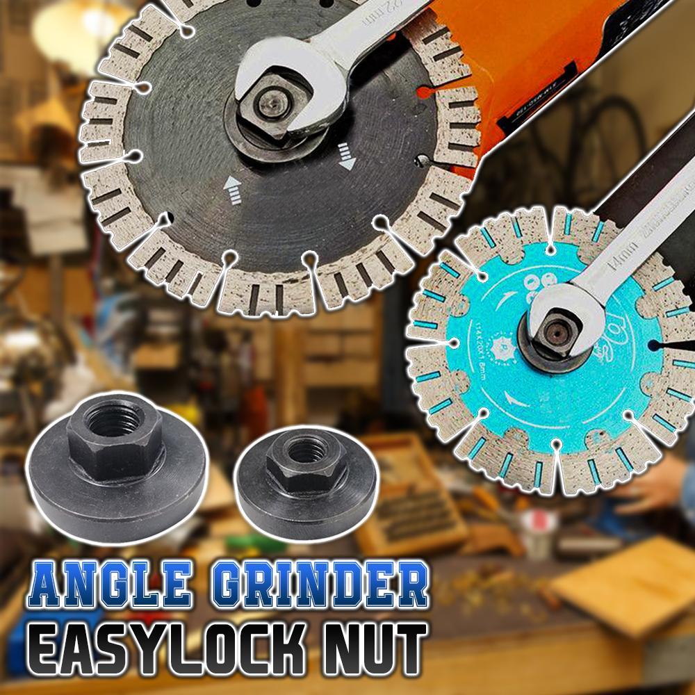 Angle grinder quick-release flange nut, designed for all grinding and cutting applications, easy to use