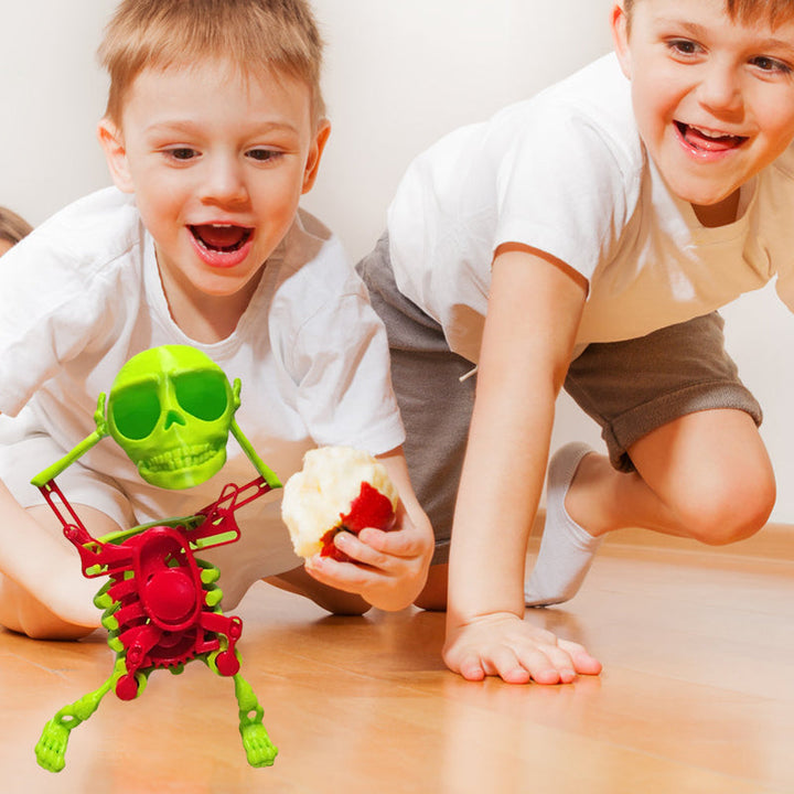 Detailed animated skull, a unique novelty gift, offering both music and light-up features
