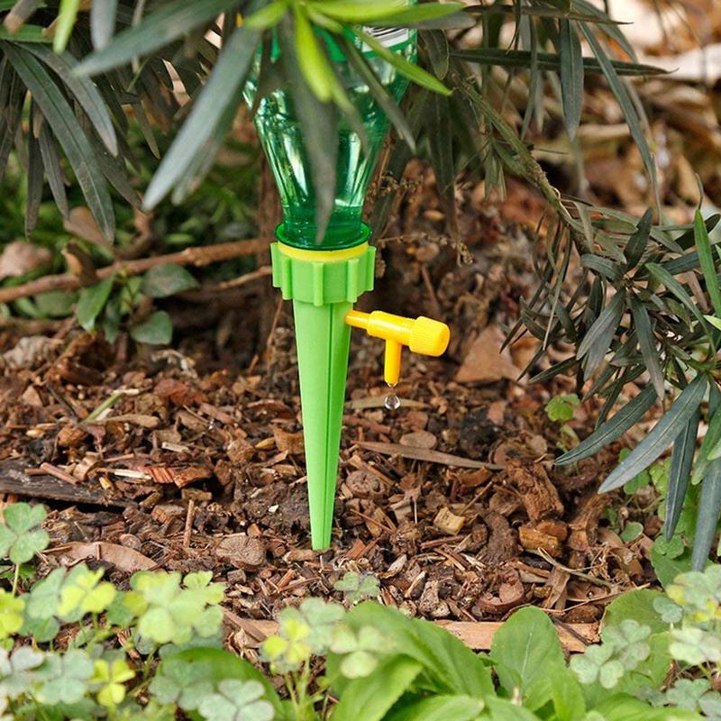 Self-watering spikes for potted plants, terracotta, ensures hydration while on vacation or daily use