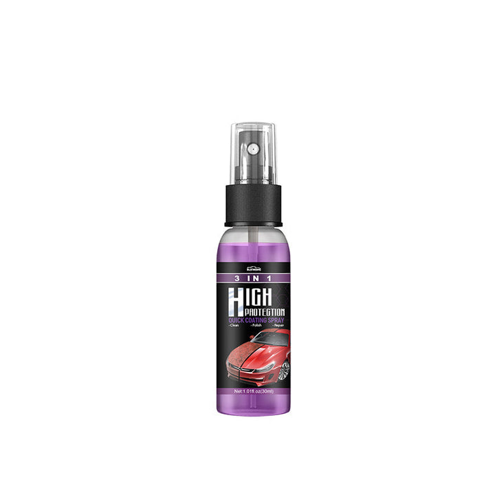Vehicle care product: 3-in-1 hydrophobic quick coating for detailing