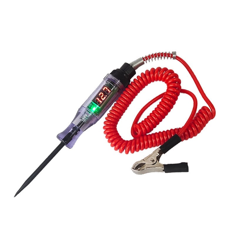 High-quality automotive electrical circuit test pen for accurate voltage and continuity checks