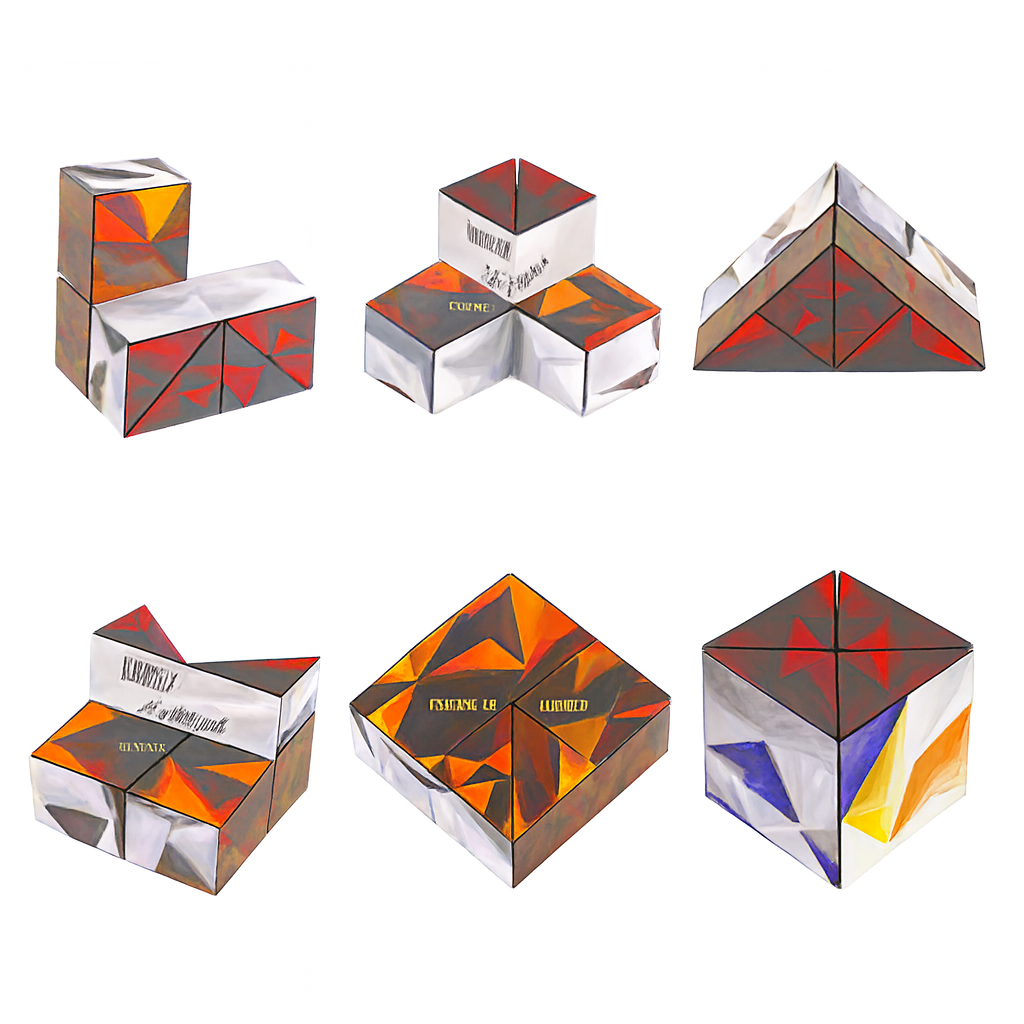 Unisex Dynamic 3D Magic Fidget Cube Toy