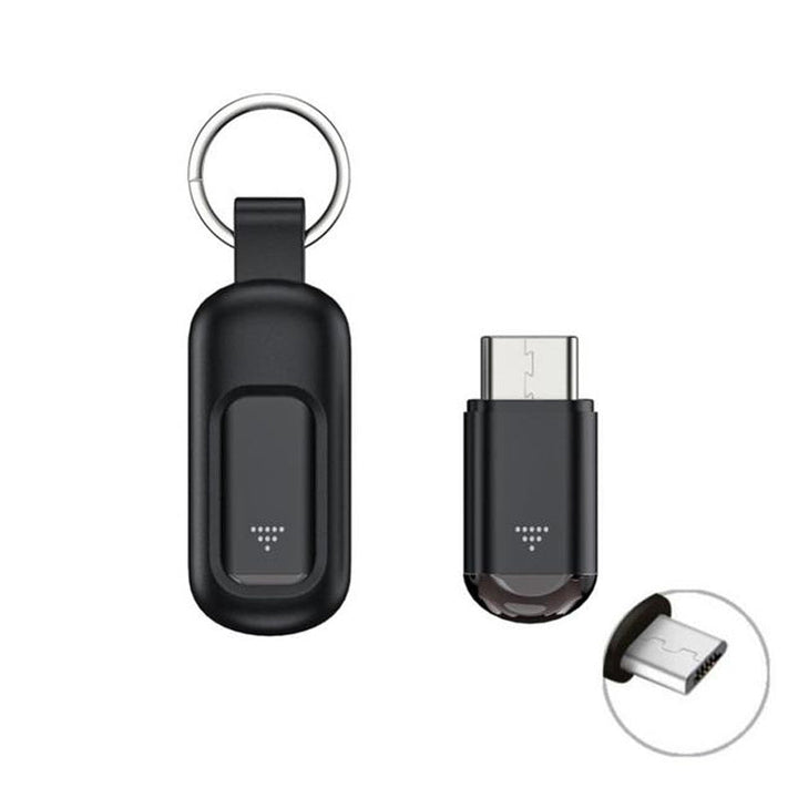 Black smartphone infrared remote control, featuring a minimalist design for modern devices