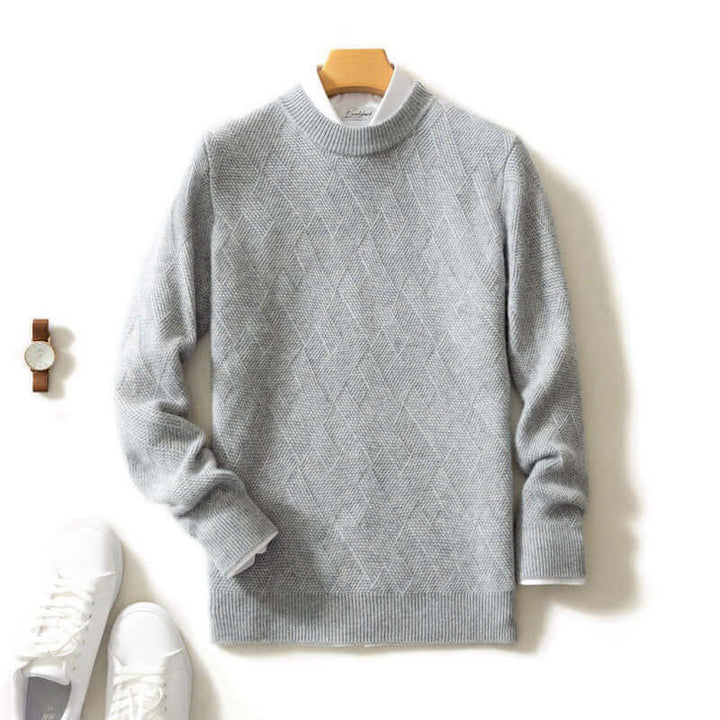 Men's Cashmere Blend Luxury Knitted Sweater
