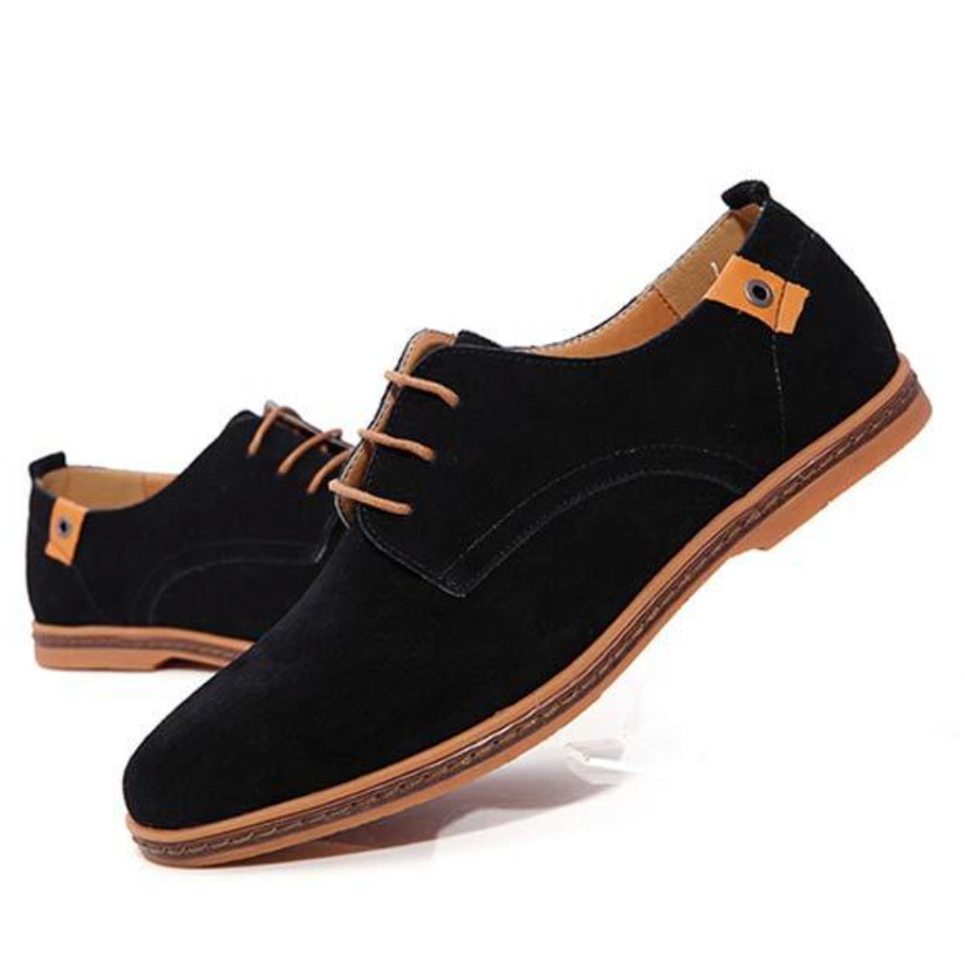 Stylish men's classic Derby shoes with laces, ideal footwear for both casual and formal men's fashion looks.