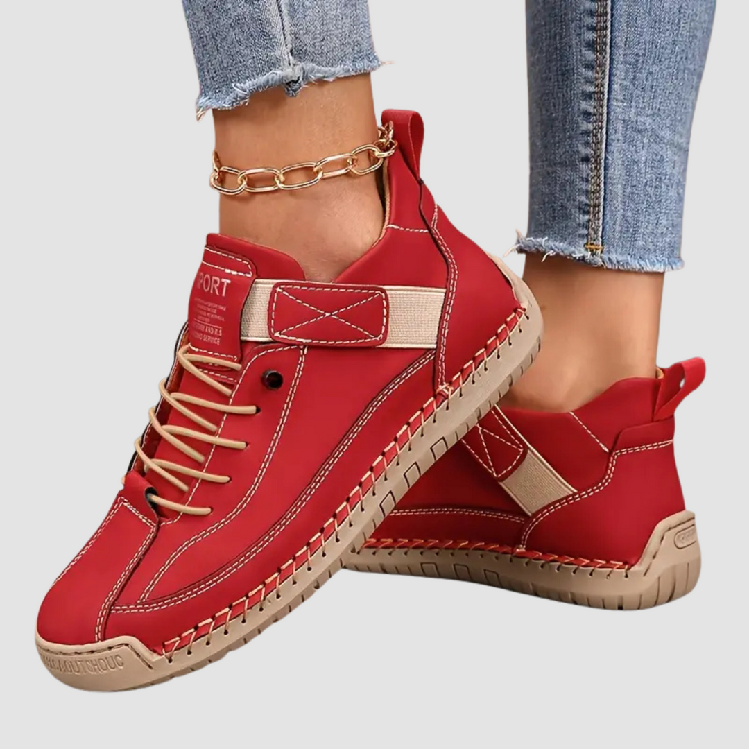 Women's casual walking footwear, featuring a responsive cushioned sole for superior comfort.