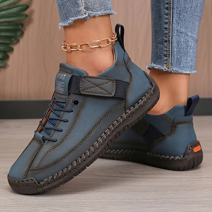 Top view of women's convenient slip-on footwear, perfect for casual daily activities.