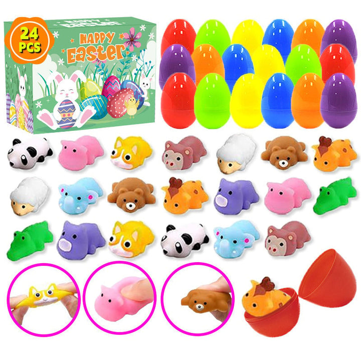 High-quality prefilled Easter eggs for kids with safe, non-toxic toys and stickers
