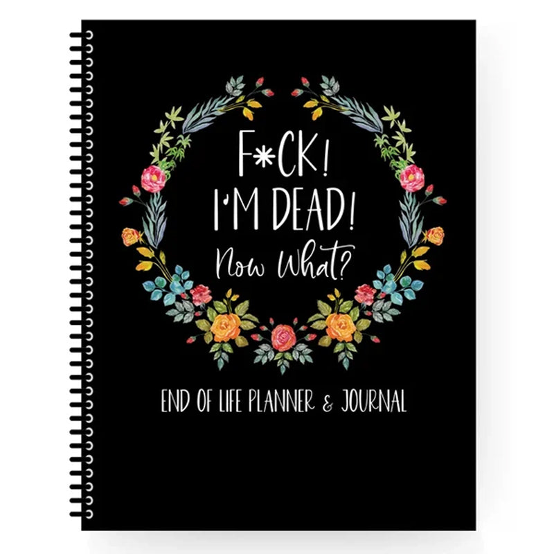 End-of-Life Planner showcasing its durable binding and quality paper, built for lasting records.