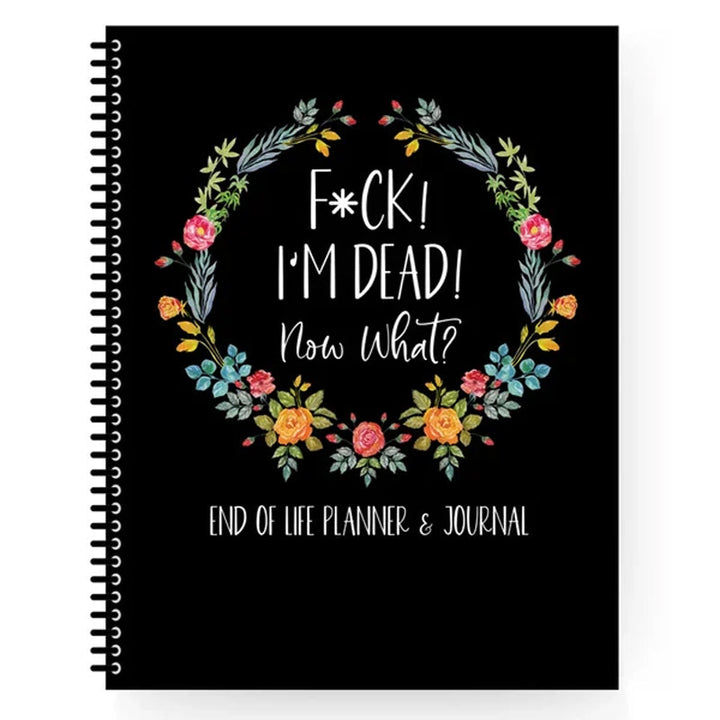 End-of-Life Planner showcasing its durable binding and quality paper, built for lasting records.