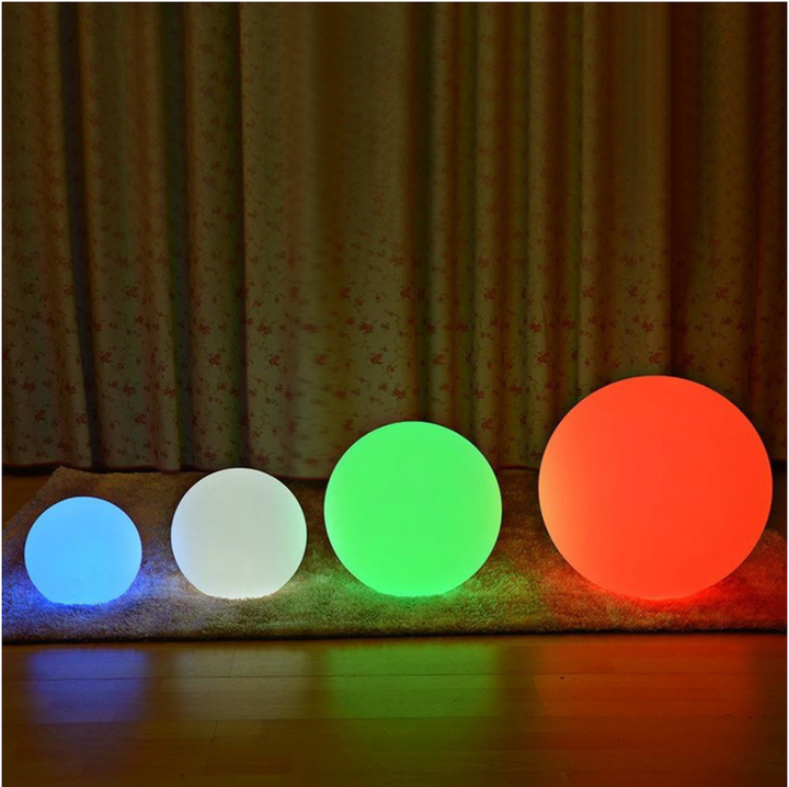 Cordless LED moon table lamp, orb shape, with 16 colors, portable, rechargeable, waterproof; perfect for home or outdoor use.